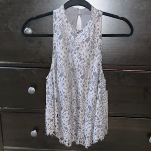Lace tank top